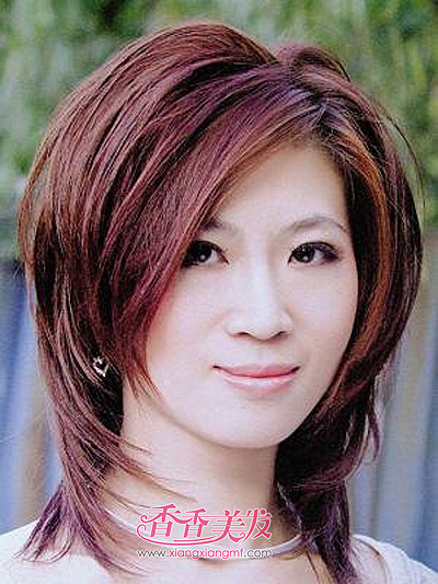 女短发发型纹理烫发 纹理烫女短发发型图片