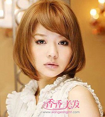 2015年长脸适合的短发型图片 2015年长脸型女