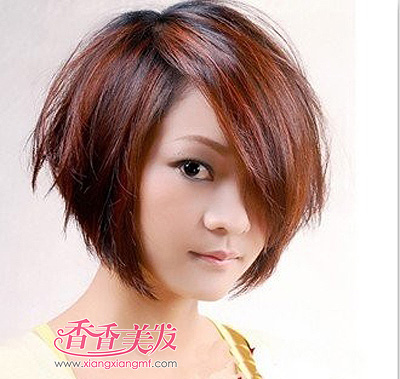 45岁女人长脸短发型 长脸短发型设计图片(2)