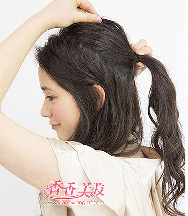 方脸绑什么发型好看 方形脸女孩头发扎起来的