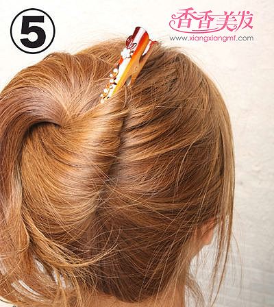 晚宴盘发图解 晚宴高贵优雅盘发图解(5)