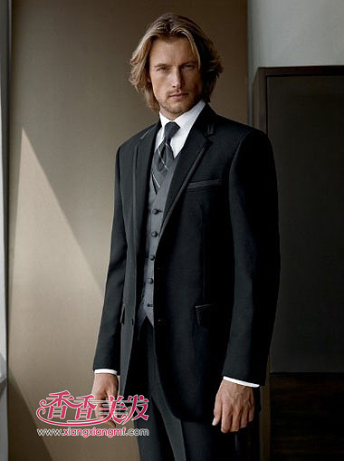 欧洲男生中分的中长发型 男生半长发是什么发