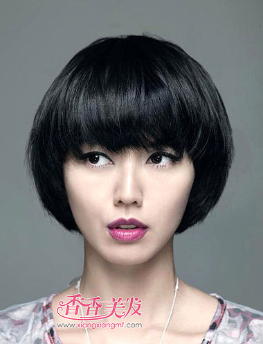 2015年最新蘑菇头型短发 短发蘑菇头图片