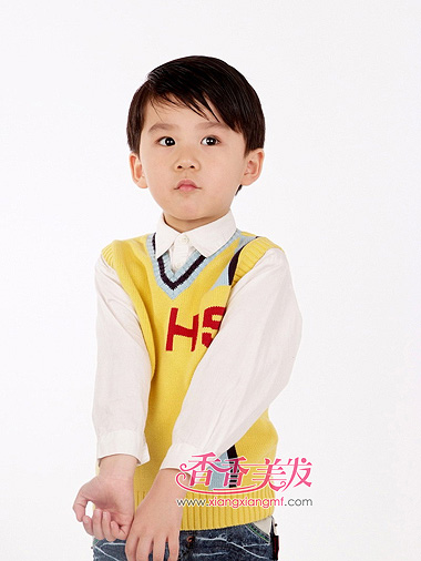 3岁小男孩发型 冬天3岁男宝宝潮流发型(3)