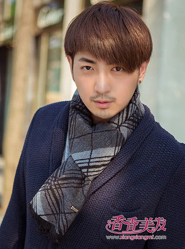 男性扁头适合什么发型图片 男人扁头如何做发型