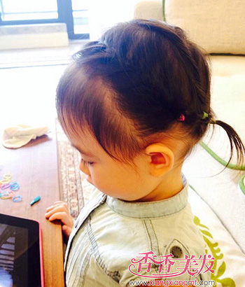 幼儿编辫子发型扎法图解 儿童长发辫子发型