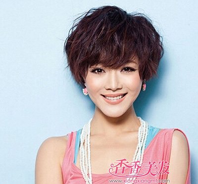 长脸适合什么短发型 韩国中短发烫发发型适合