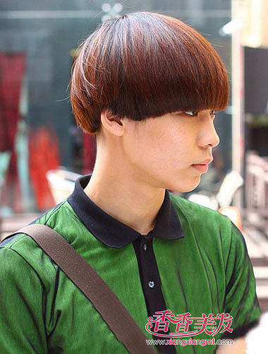 2015男蘑菇头发型颜色 男士蘑菇发型图片