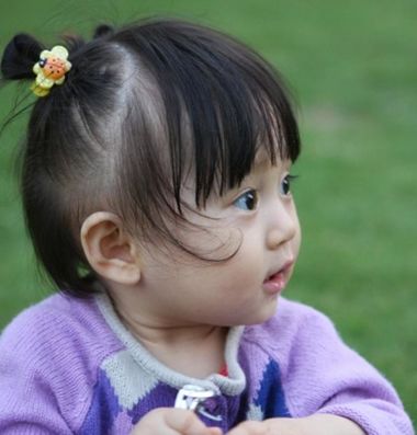 画法丸子头绑女蘑菇蘑菇头扎发(2)人物儿童动漫头幼童图片