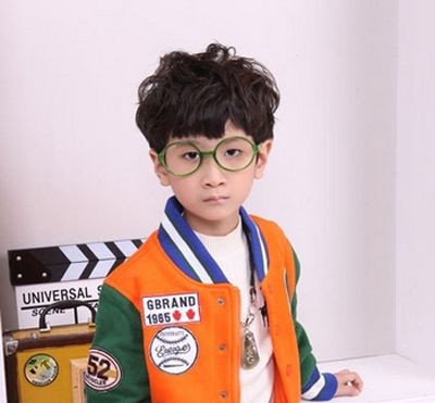 韩国男儿童烫发 男童烫头造型