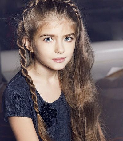 小女孩<em>小辫子发型扎法</em> <em>儿童</em>扎辫发型