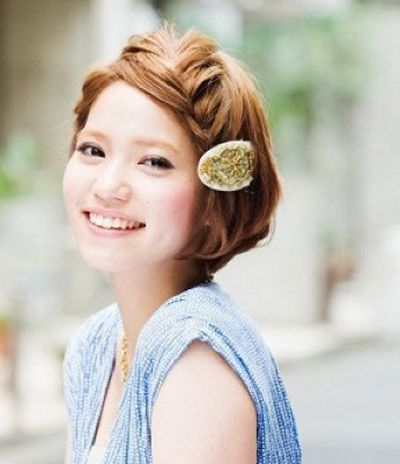 沙宣短发发型到脖子如何夹卡子 沙宣发型如何