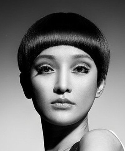 脸又大又有肉的女生适合沙宣发型短款图片 大