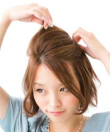 <em>刚烫的</em>短<em>头发</em>怎么<em>扎</em>好看 90后非主流头型扎法