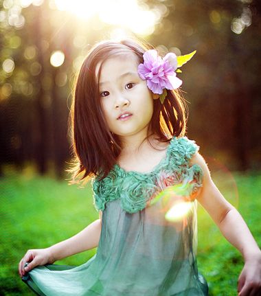 脸大怎么扎发型 大脸女童发型绑扎方法(4)