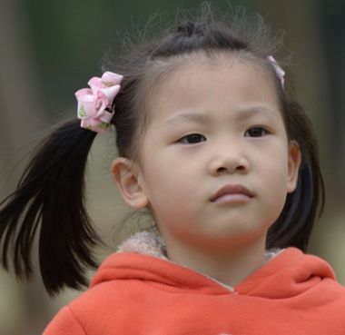 小学生直发马尾辫 直发无刘海马尾辫(4)