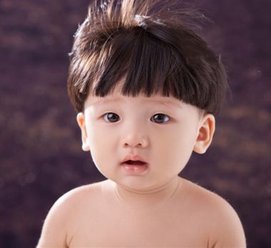 适合2岁男童发型 2岁儿童超短发型图片