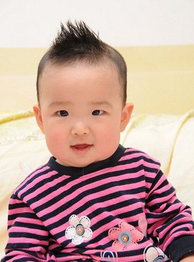 一岁小男孩子发型图片 一岁男宝宝发型最酷图