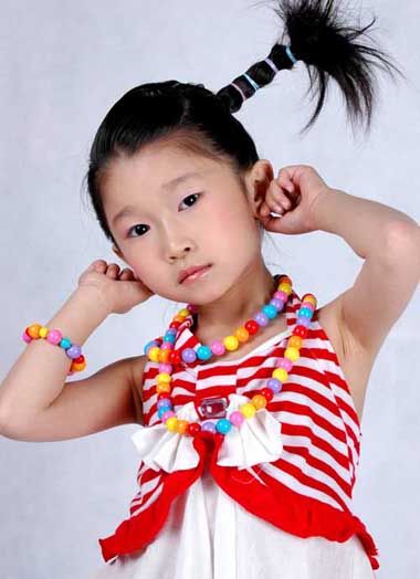 小学生发型v发型女生把马尾烫发的那种图片发型打乱发型女星2015新年图片