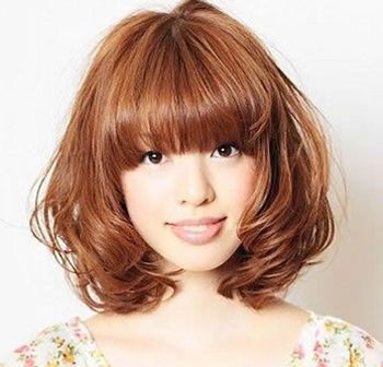 学生圆脸适合什么发型 圆脸学生发型图片(4)