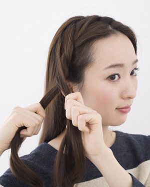 露额头双马尾发型设计 无刘海双马尾发型扎法