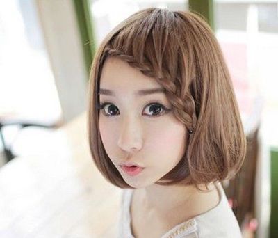 30岁女人圆脸短发型 中年胖圆脸短发发型图片