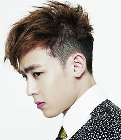 什么颜色飞机头男生短发发型好看 男生染发短