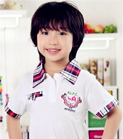 小男孩短毛碎发型图片 2015最时尚小男孩发型