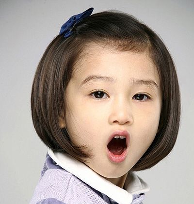 5到6岁女孩2015最流行短发BOBO发型(2)