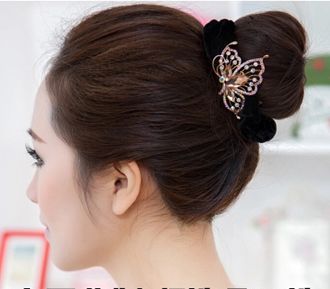 简易花苞盘发教程 花苞头盘发步骤图解(4)