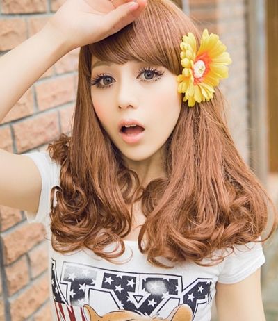 学生烫梨花合适吗 学生中长发梨花烫(2)