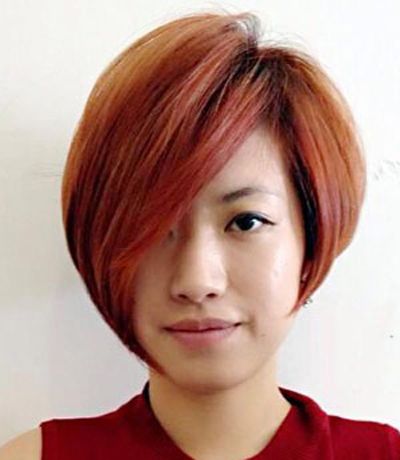 圆脸女生超短发发型 短发发型图片2015女圆脸