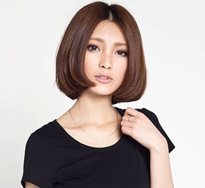 中年女性圆脸短发适合的发型图片 圆脸女短发发型图片大全(2)