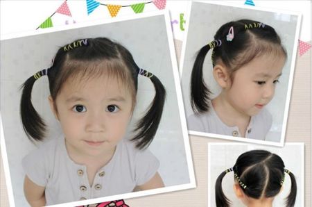 儿童公主式发型扎法教程 女孩扎发发型图片
