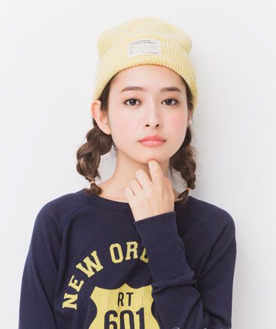 生没刘海发型怎样编发 没刘海披发编发教程图