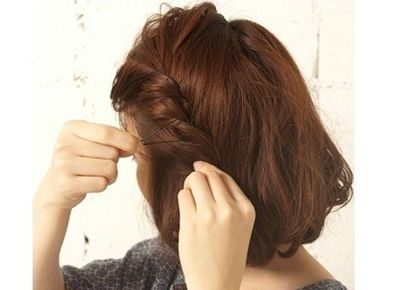发型适合编样的短发动漫女生编短发的编学生女短发发型头像图片