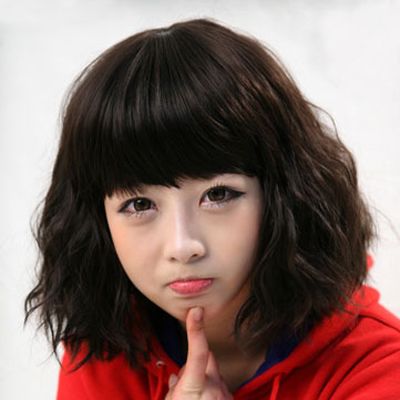 女士短发玉米烫发型 2016时尚流行短发玉米烫