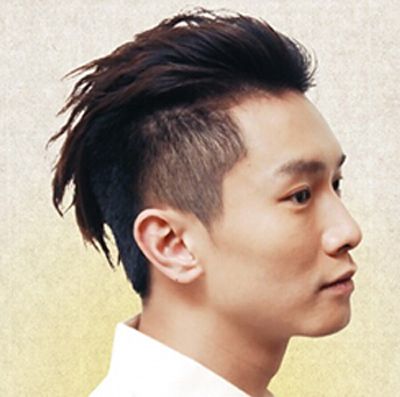 男青年刘海发型图 男青少年刘海发型图片