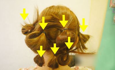 短头发怎么盘新娘头图片 新娘短发盘头发大全