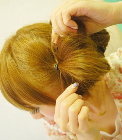 短头发怎么盘新娘头图片 新娘短发盘头发大全