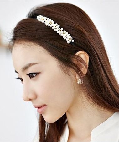 无刘海适合什么样的发箍 无刘海的蝴蝶发箍戴