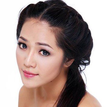 大脸女生该怎么扎头发 大扁脸怎么扎头发(2)