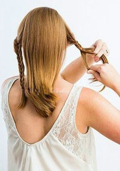 新娘短发盘头发型图片 短发新娘盘头发型