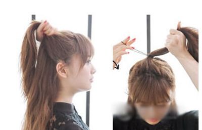 额头前有碎头发怎样扎头发 额头碎头发太多怎