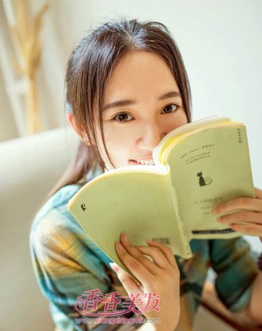 怎样留中分刘海韩国中分刘海马尾发型