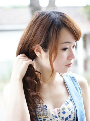 歪编辫子发型扎法编发发型加步骤