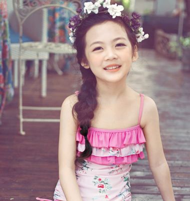 12岁小学生无刘海直发简单扎发发型 小学生无