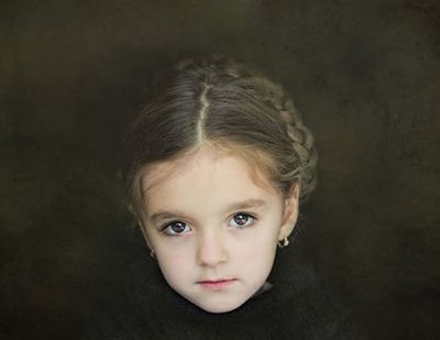 宝宝红绳四股编 女宝宝各种编发