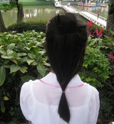 怎么盘发髻简单好看 好看的古代发髻盘发(6)