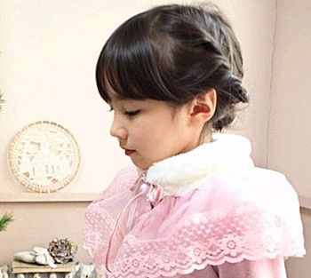 女宝宝韩版编发型编发型辫子宝宝(4)克里斯蒂安贝尔发型图片